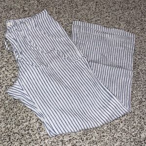 Striped Linen Pants